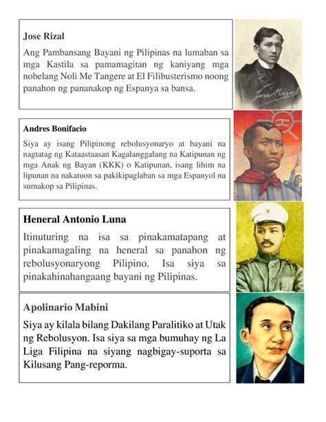 pambansang bayani ng pilipinas.
